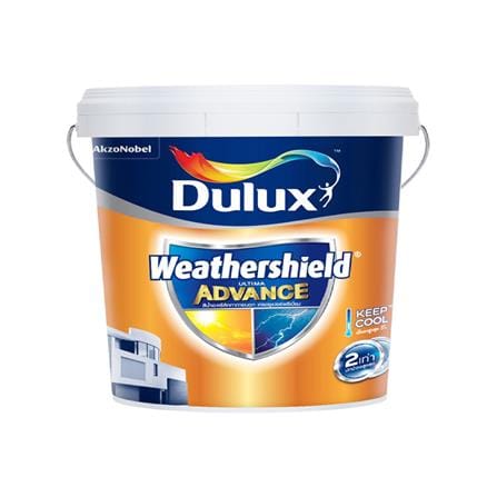 สีน้ำทาภายนอก DULUX WEATHERSHIELD ULTIMA ADVANCE เนียน 5 แกลลอน_0