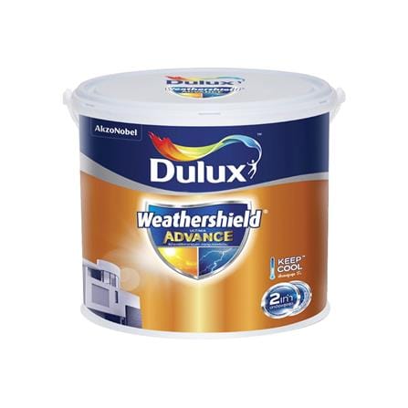 สีน้ำทาภายนอก ชนิดเนียน DULUX WEATHERSHIELD ULTIMA ADVANCE BASE B สีขาว 1 แกลลอน_0