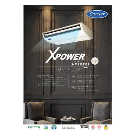 แอร์แขวน CARRIER 42TGV0361CP/38TGV0361A1 36100 บีทียู 220V อินเวอร์เตอร์_4