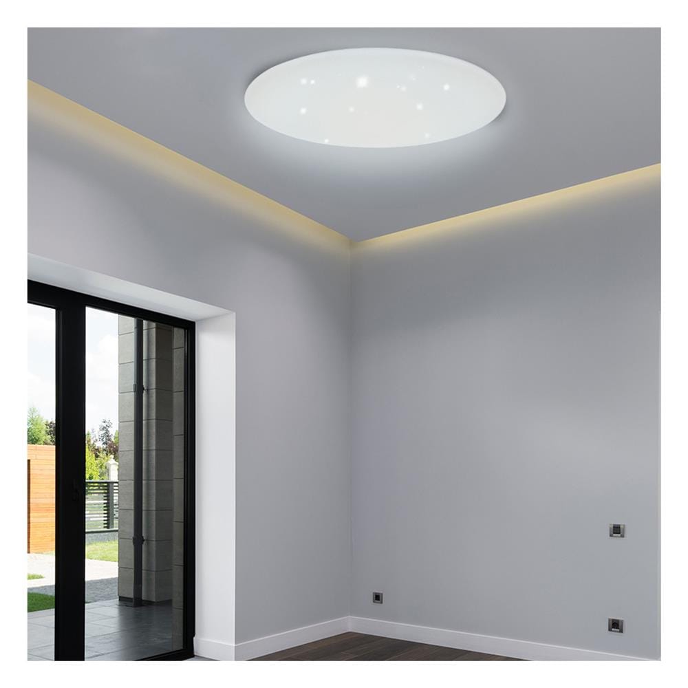 ไฟเพดาน LED NAGAS ECO STAR REMOTE 14 นิ้ว 30 วัตต์ DAYLIGHT/COOL WHITE/WARM WHITE สีขาว