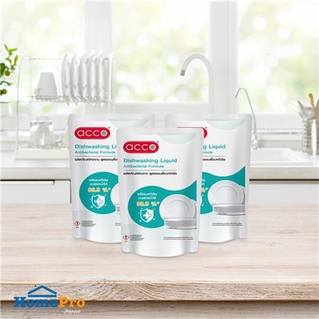 รีฟิลน้ำยาล้างจาน ACCO 550 มล. สูตรแอนตี้แบคทีเรีย แพ็ก 3 ชิ้น_3