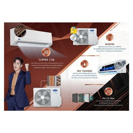 แอร์ผนัง CARRIER 42TVDA018/38TVDA018 18000 บีทียู อินเวอร์เตอร์_7