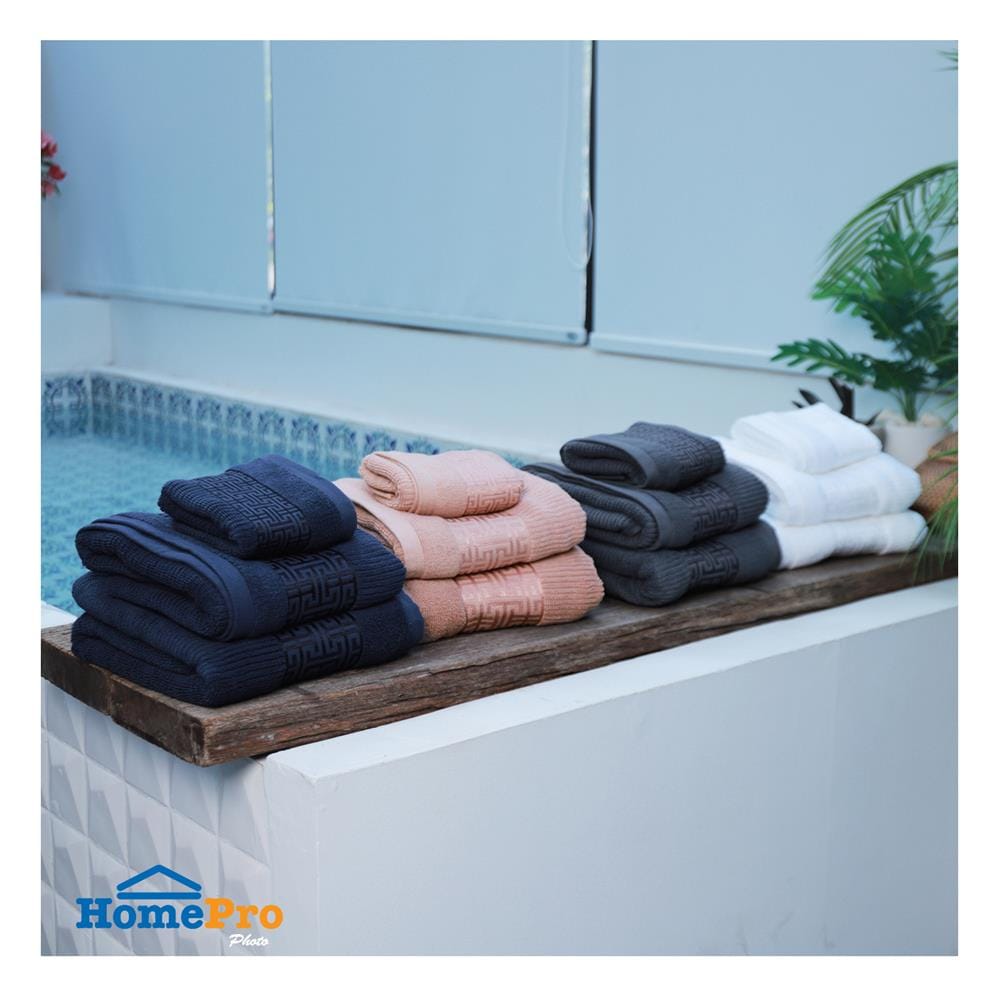 ผ้าขนหนู HOME LIVING STYLE CAMILA 30X60 นิ้ว สีเทา