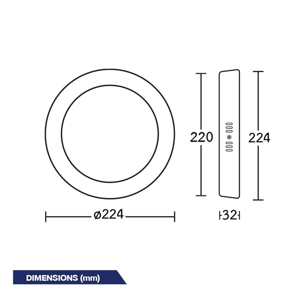 ดาวน์ไลท์ LED BEC WINE-O 8 นิ้ว 18 วัตต์ DAYLIGHT สีขาว