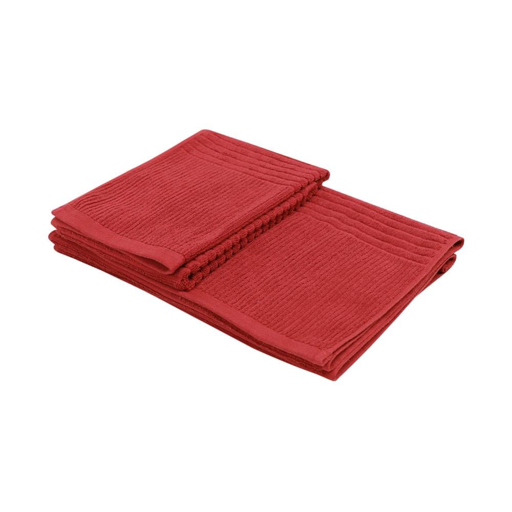 ผ้าขนหนู HOME LIVING STYLE LOFT 15X32 นิ้ว สี MAROON