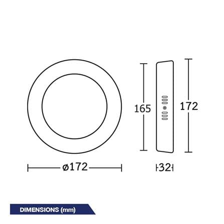 ดาวน์ไลท์ LED BEC WINE-O 6 นิ้ว 12 วัตต์ DAYLIGHT สีขาว_3