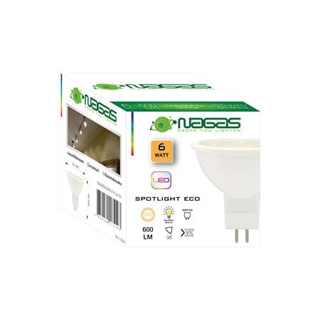 หลอด LED NAGAS MR16 6 วัตต์ WARM WHITE GU5.3_3