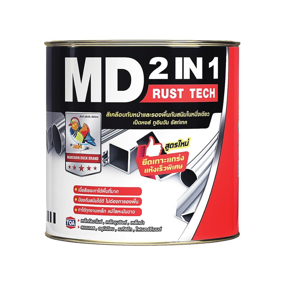 สีน้ำมัน TOA MD 2IN1 RUST TECH NAVY BLUE 1 แกลลอน