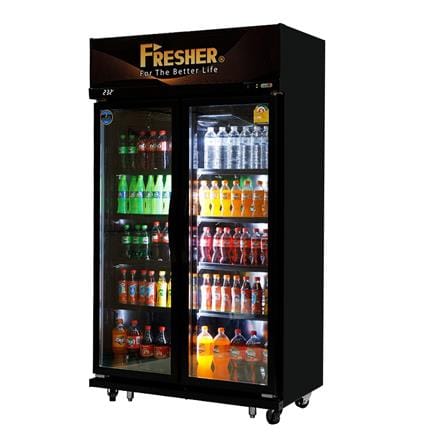 ตู้เครื่องดื่ม 2 ประตู FRESHER FR-2DBV2 27 คิว สีดำ_0