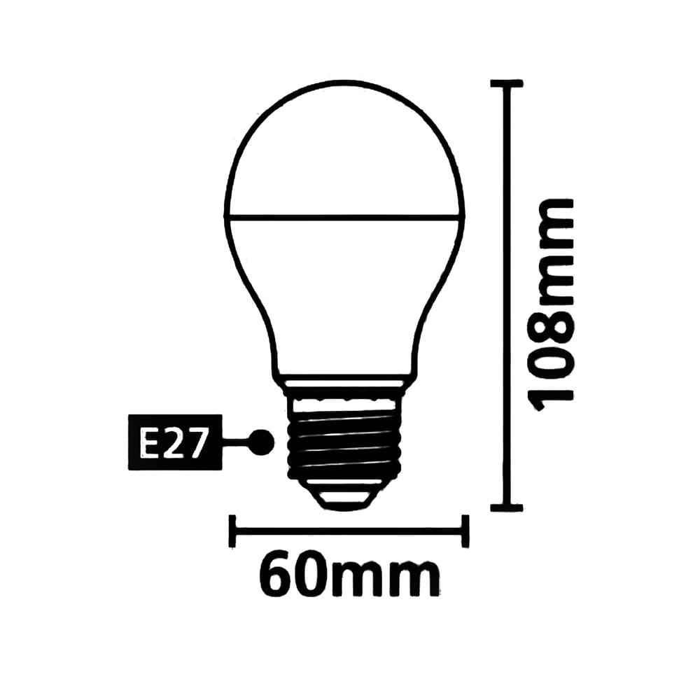 หลอด LED SYLVANIA BASIC PLUS 8 วัตต์ COOL WHITE E27