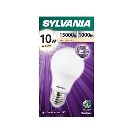 หลอด LED SYLVANIA BASIC PLUS 10 วัตต์ WARM WHITE E27_1