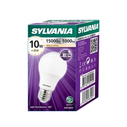 หลอด LED SYLVANIA BASIC PLUS 10 วัตต์ WARM WHITE E27_3
