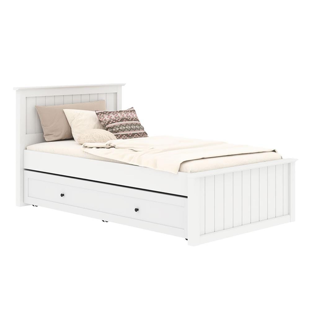 เตียง 3.5 ฟุต 2 ชั้น KONCEPT MONETA สีขาว