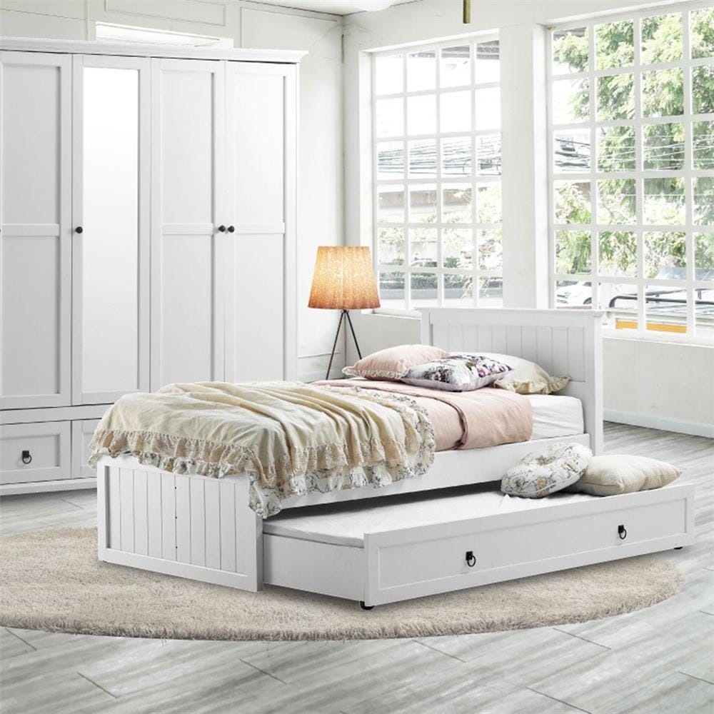 เตียง 3.5 ฟุต 2 ชั้น KONCEPT MONETA สีขาว