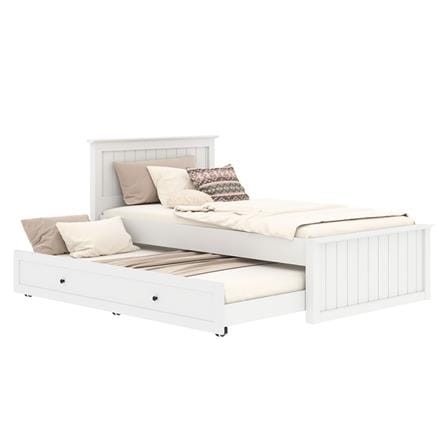 เตียง 3.5 ฟุต 2 ชั้น KONCEPT MONETA สีขาว_3