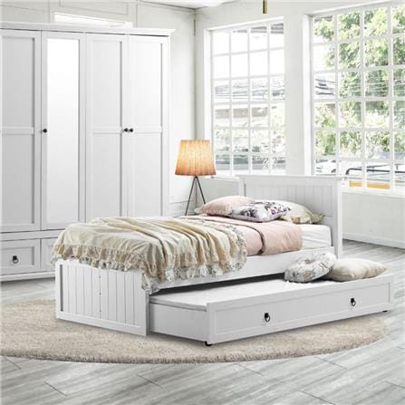 เตียง 3.5 ฟุต 2 ชั้น KONCEPT MONETA สีขาว_4