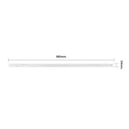 รางไฟแทรกไลท์ LAMPTAN CROP 1 เมตร สีขาว_5