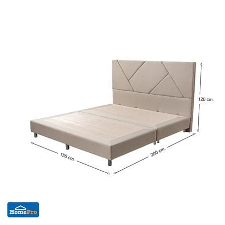 ฐานรองหัวเตียง 5 ฟุต HOME LIVING STYLE SCARLETT สีครีม_6