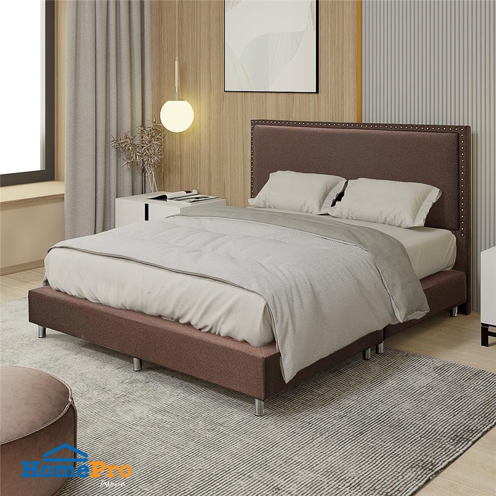 ฐานรองหัวเตียง 5 ฟุต HOME LIVING STYLE NATHAN สีน้ำตาล