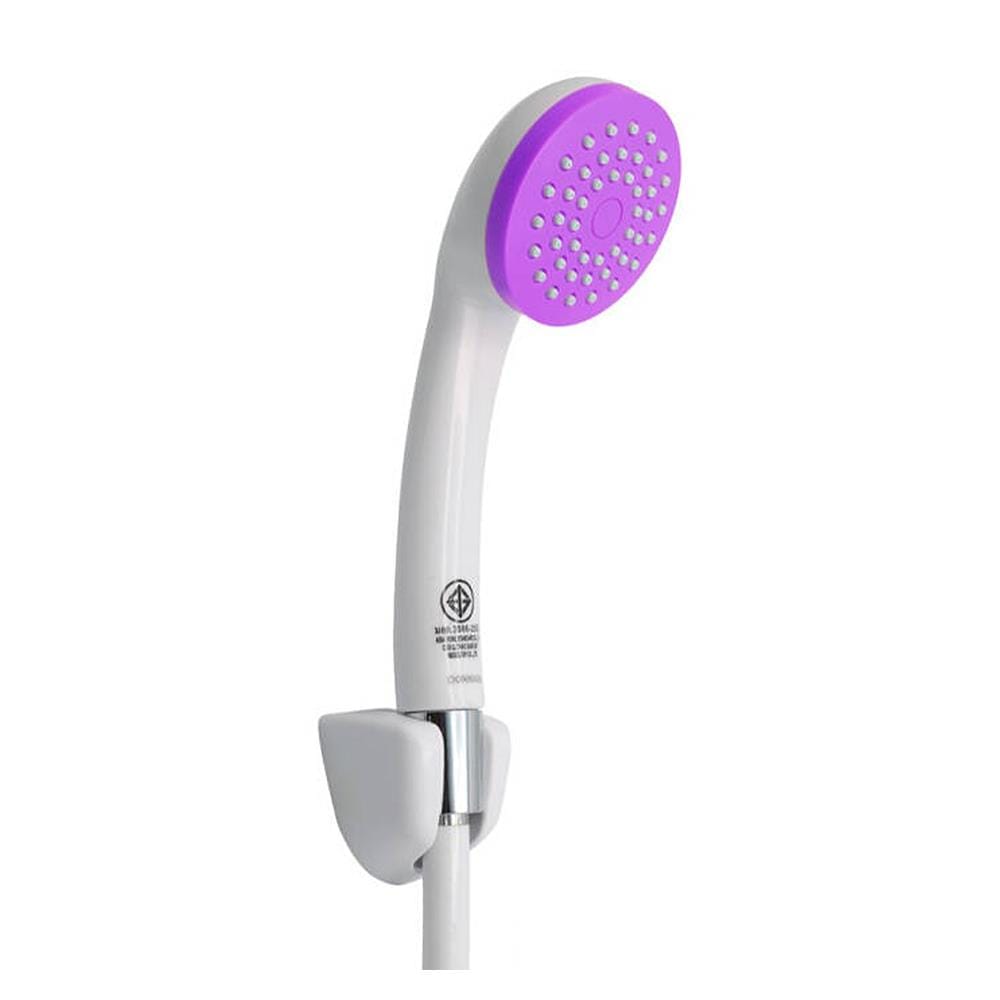ชุดฝักบัวสายอ่อน 1  ระดับ DONMARK GL-3113 สีขาว-ม่วง