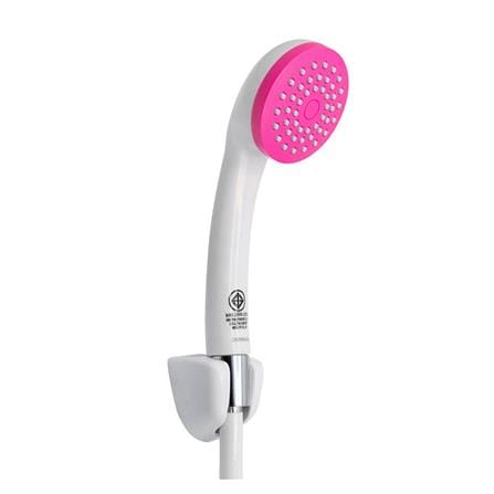 ชุดฝักบัวสายอ่อน DONMARK GL-3114 สีขาว-ชมพู_0