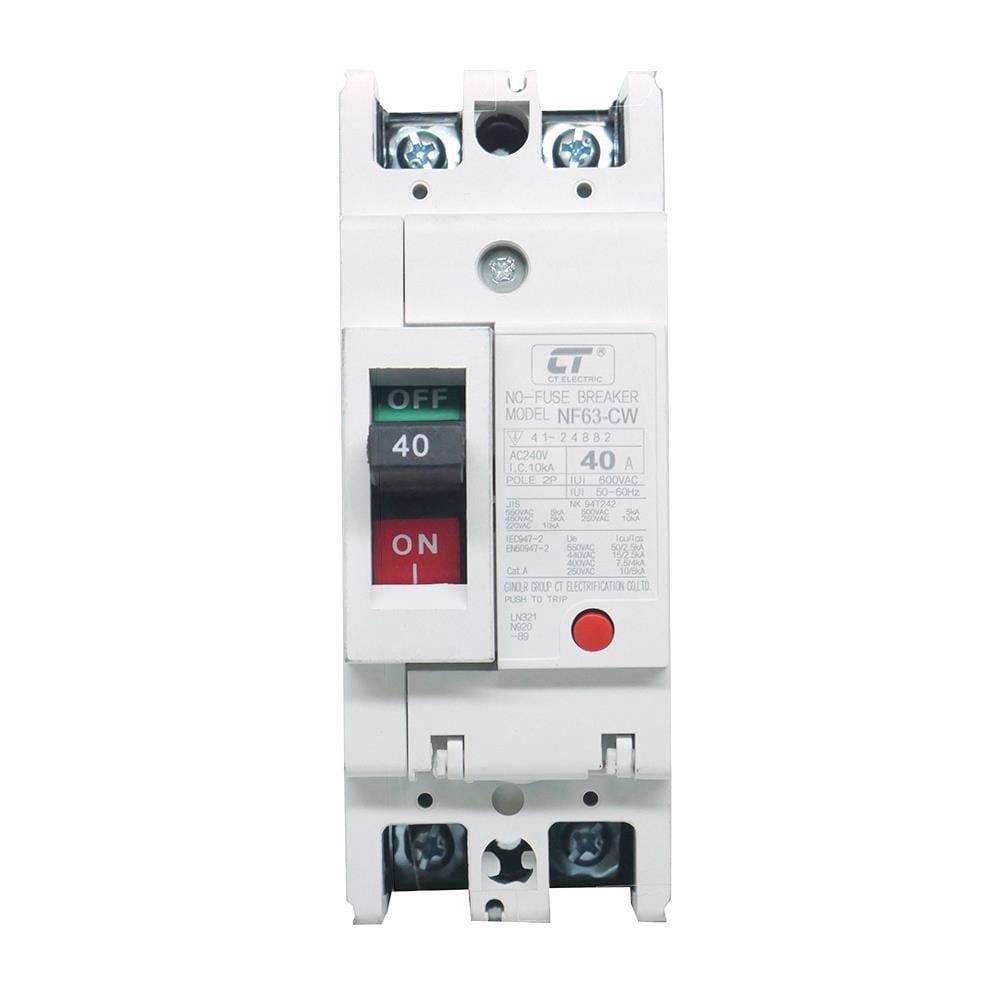 โมลเคสเซอร์กิตเบรกเกอร์ CT ELECTRIC CTNF-63C 2P 40A