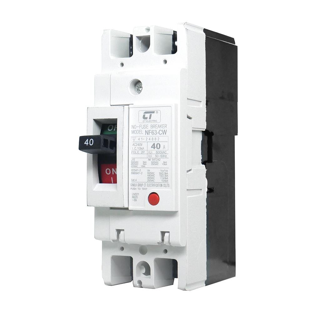 โมลเคสเซอร์กิตเบรกเกอร์ CT ELECTRIC CTNF-63C 2P 40A