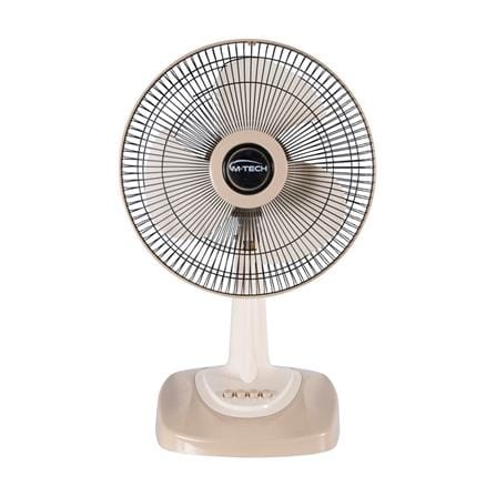 พัดลมตั้งโต๊ะ 12 นิ้ว M-TECH CF-5121 สีครีม