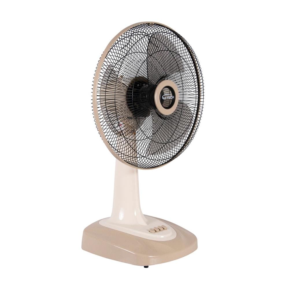 พัดลมตั้งโต๊ะ 16 นิ้ว M-TECH CF-4163 สีครีม