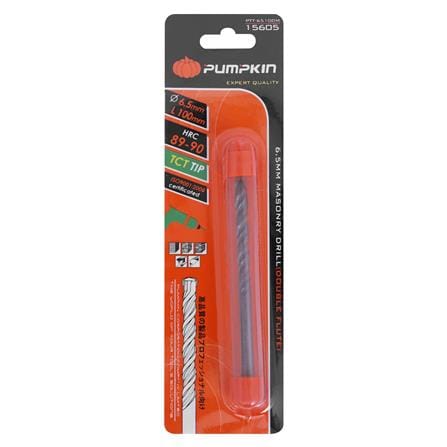 ดอกเจาะคอนกรีต PUMPKIN STRAIGHT SHANK MASONRY DRILL BITS 6.5X100 มม._2