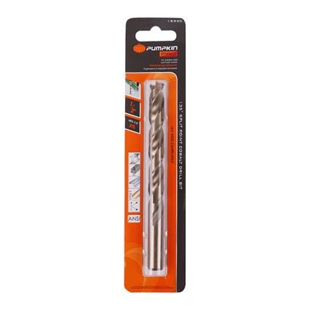 ดอกเจาะเหล็ก PUMPKIN M35 STRAIGHT SHANK COBALT 1/2 นิ้ว_2