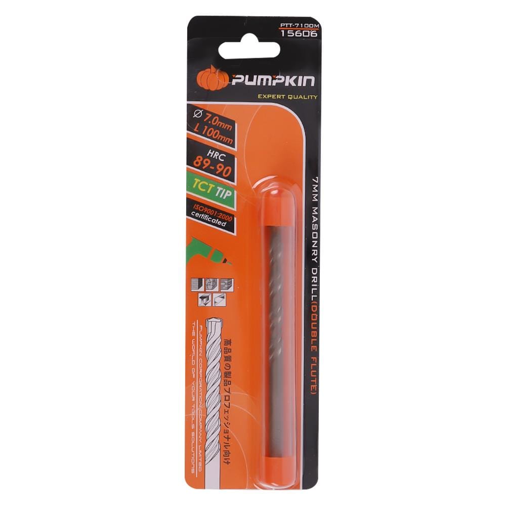ดอกเจาะคอนกรีต PUMPKIN STRAIGHT SHANK MASONRY DRILL BITS 7X100 มม.