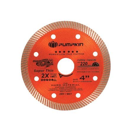 ใบตัดเพชรขอบเทอร์โบ บางพิเศษ PUMPKIN 22304 4 นิ้ว x 0.8 มม.