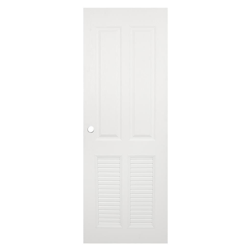 ประตูห้องน้ำ UPVC MODERNWOOD REVO MLIR005 70X200 ซม. สีขาว เจาะลูกบิด