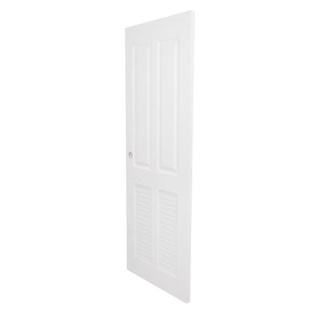 ประตูห้องน้ำ UPVC MODERNWOOD REVO MLIR005 70X200 ซม. สีขาว เจาะลูกบิด_1