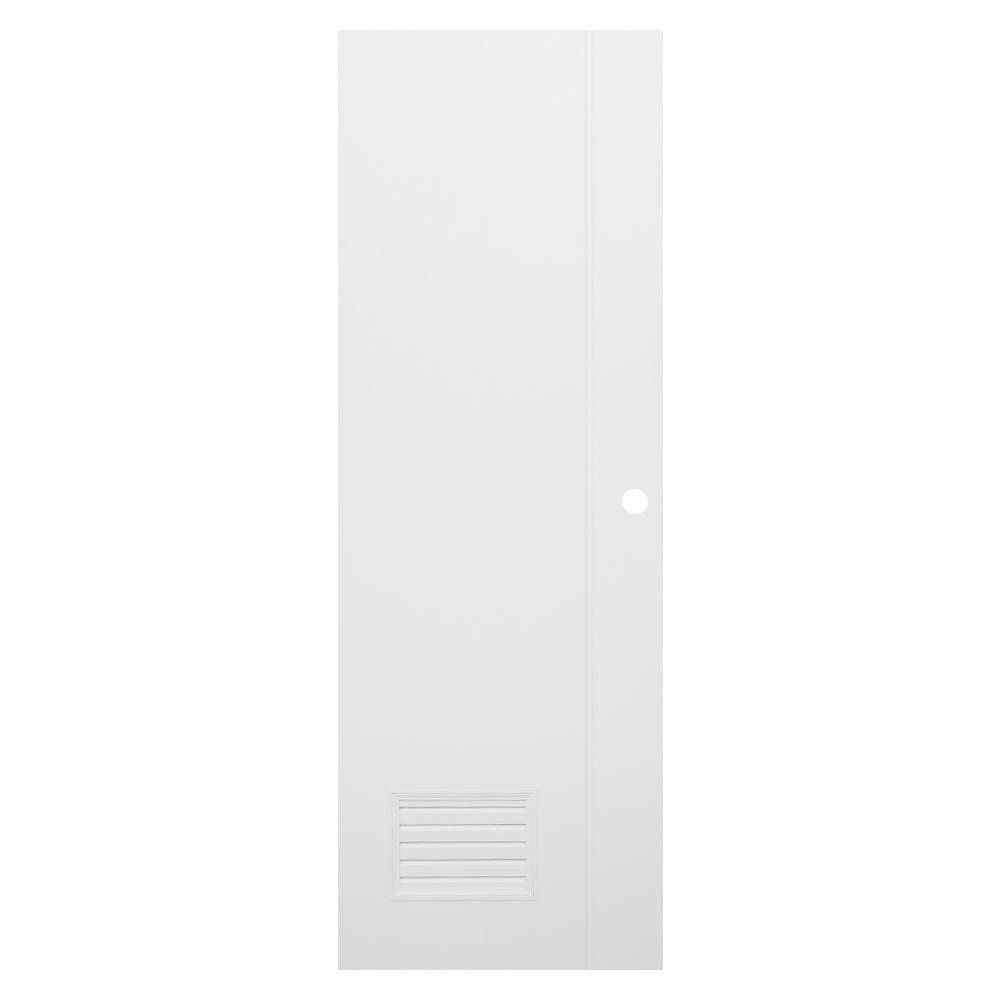 ประตูห้องน้ำ UPVC MODERNWOOD REVO MLIR001 70X200 ซม. สีขาว เจาะลูกบิด