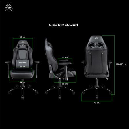 เก้าอี้เกมมิ่ง EGA TYPE-G6 สีดำ_3