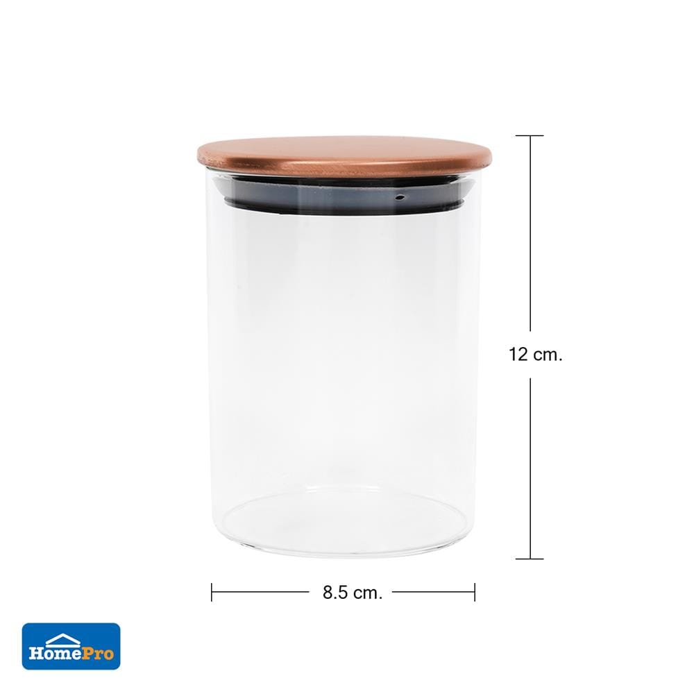 ขวดโหลแก้วฝาดึง KECH SS SLIM S 0.5 ลิตร สีใส