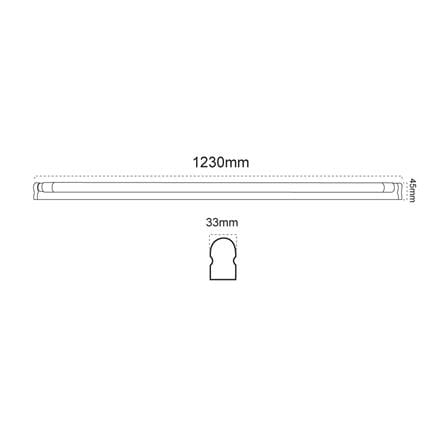ชุดรางนีออน LED CARINI T8 NY20WDE 20 วัตต์ DAYLIGHT_2