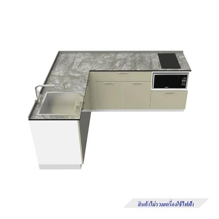 ครัวไม้สำเร็จ STARMARK CONTE_BASE L220_L_2