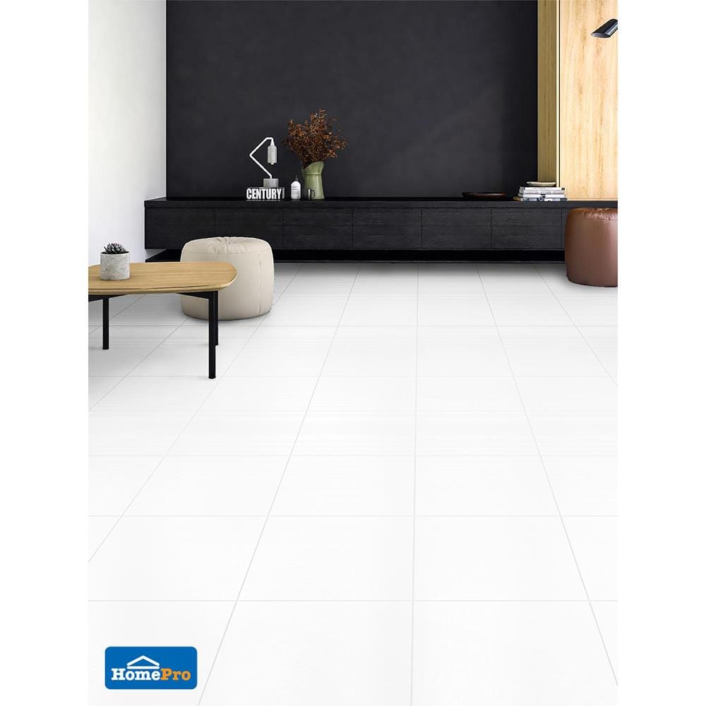 กระเบื้องพื้น 16x16 นิ้ว TARA ทูซ่า ขาว PM 0.96M2