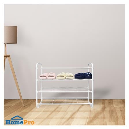 ชั้นวางรองเท้า 4 ชั้น STACKO KEEP 70x27x58 ซม. สีขาว_3