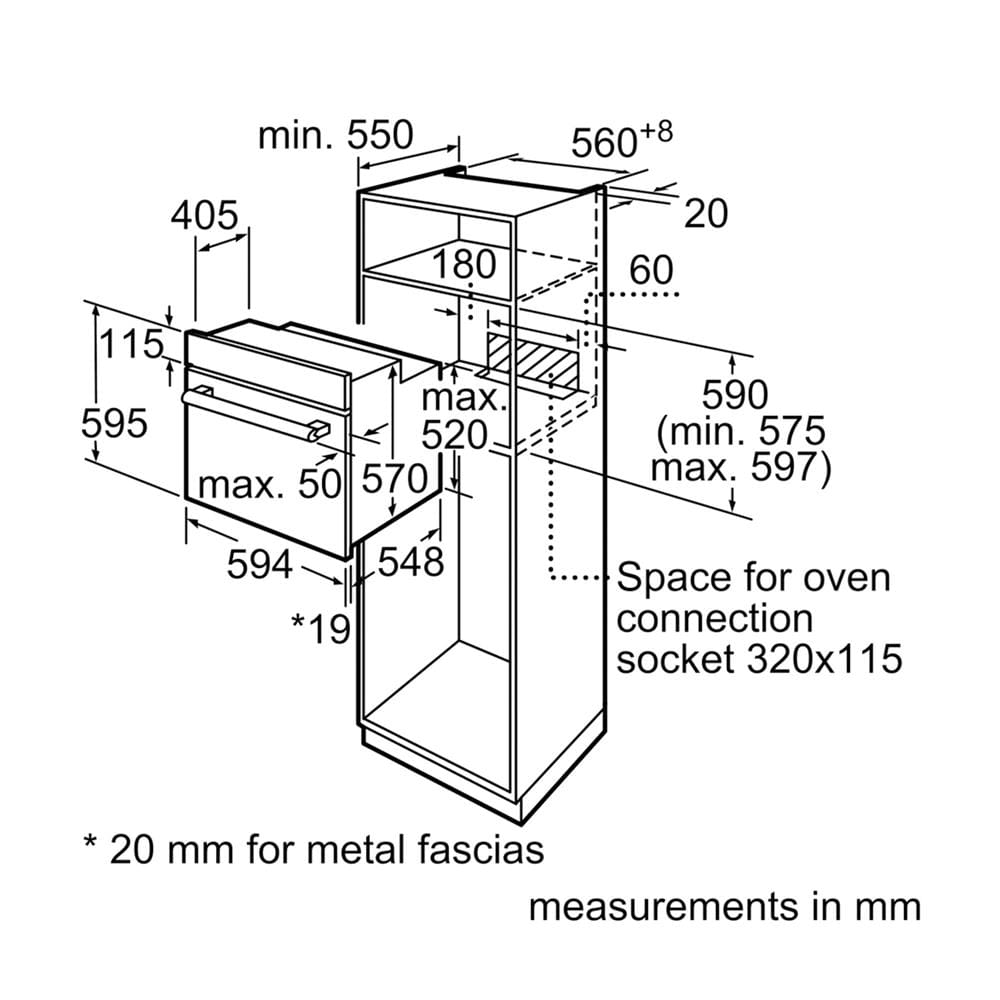 เตาอบฝังดิจิตอล BOSCH HBA534EB0K