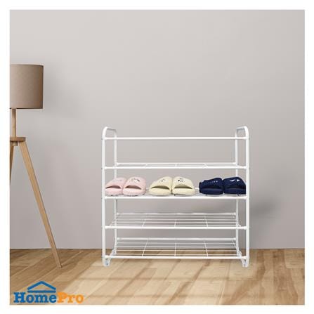 ชั้นวางรองเท้า 5 ชั้น STACKO KEEP 70x27x72 ซม. สีขาว_3