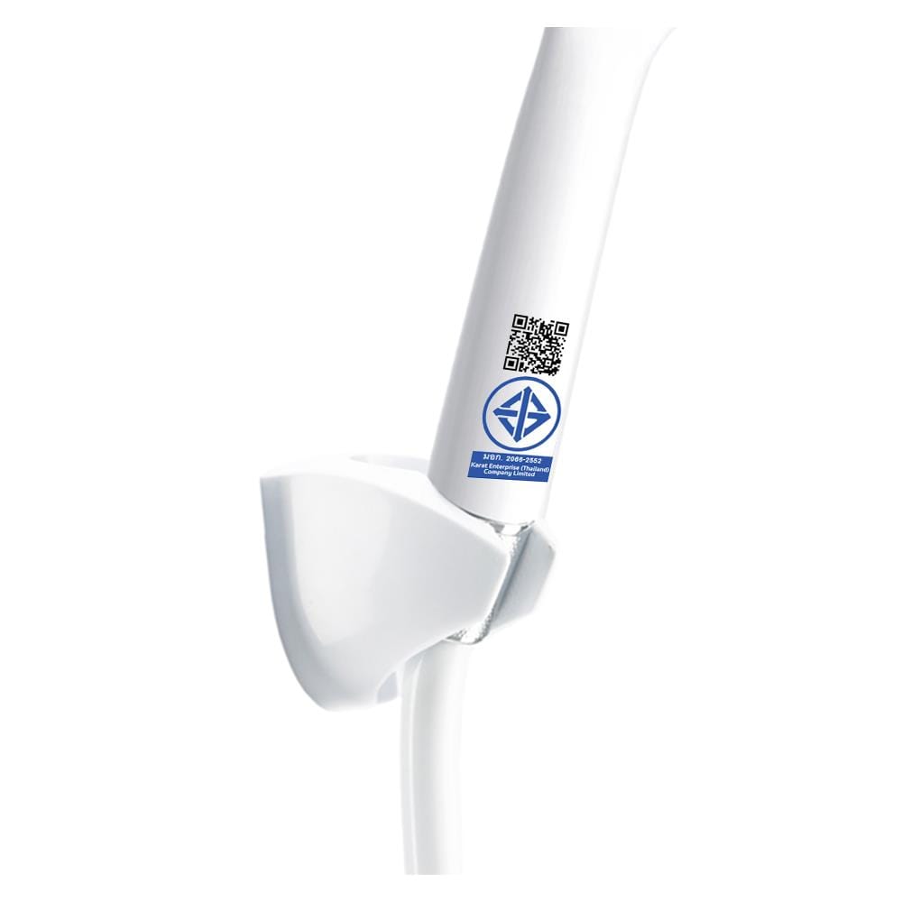 ชุดฝักบัวสายอ่อน 1 ระดับ KARAT FAUCET รุ่น KS-75-231-11 สีขาว