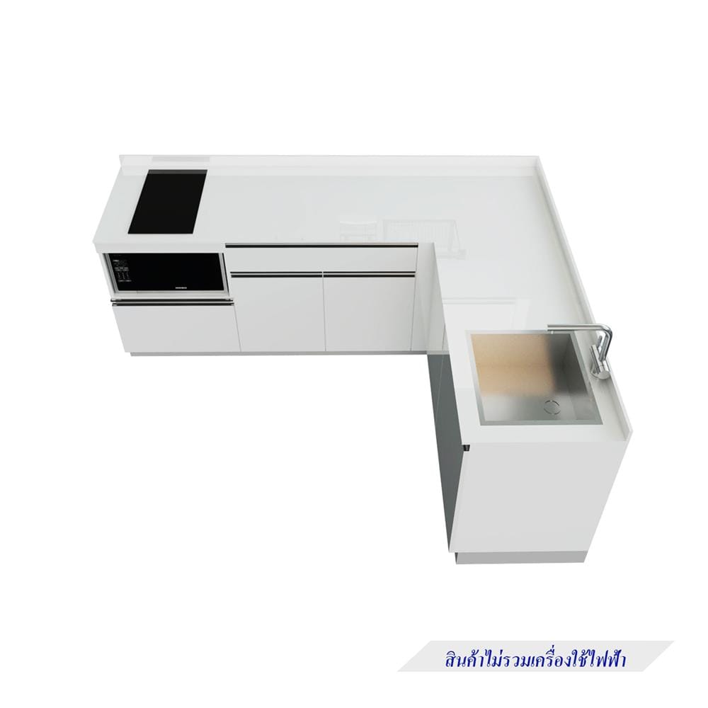 ครัวไม้สำเร็จ STARMARK BLANCE BASE_L_R 220 ซม.