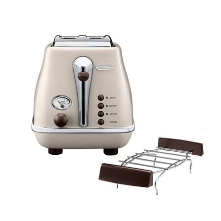 เครื่องปิ้งขนมปัง DELONGHI CTOV2103 สีครีม