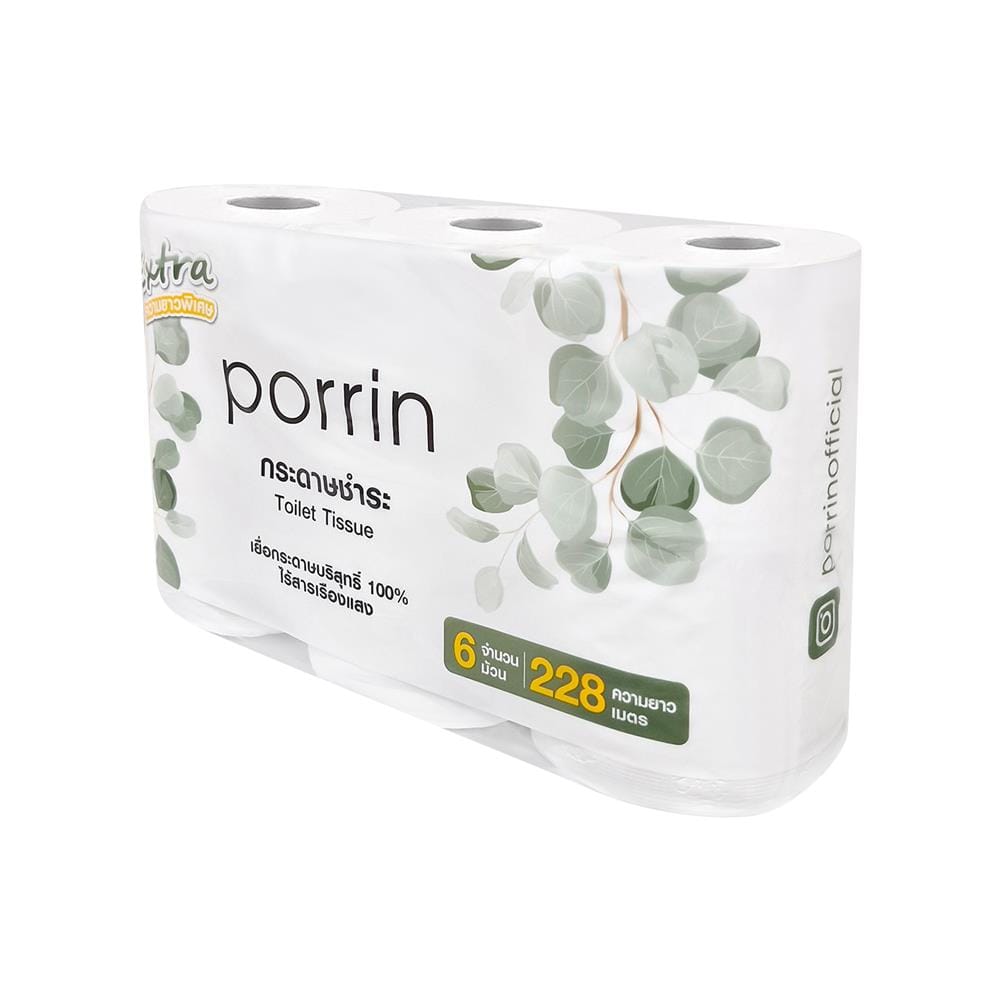 กระดาษชำระ PORRIN EXTRA ROLL แพ็ก 6
