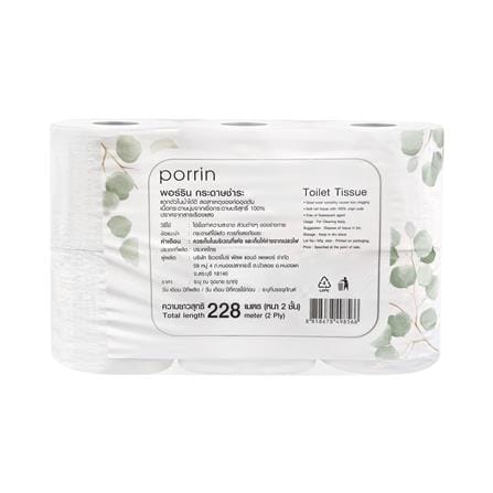 กระดาษชำระ PORRIN EXTRA ROLL แพ็ก 6_2