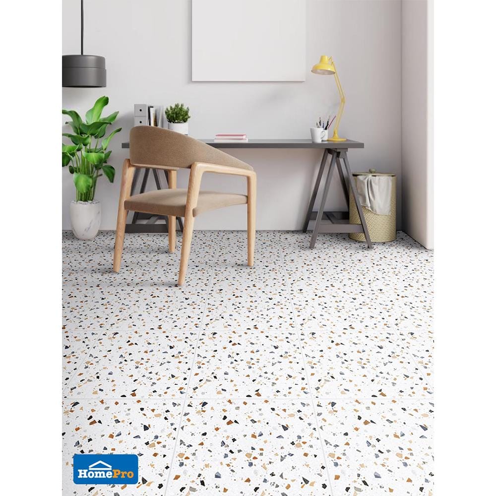 กระเบื้องพื้น 16x16 นิ้ว TARA พาสเทลราซโซ่ คัลเลอร์ฟูล PM 0.96 ตร.ม.